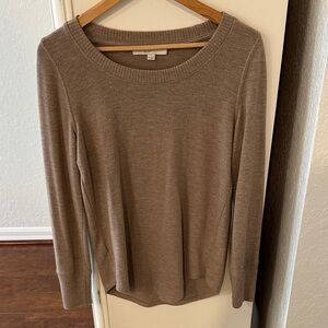 LOFT Taupe Knit Sweater